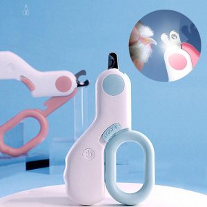 LED Pet Nail Clipper with Two Lighting Modes for Cats & Dogs