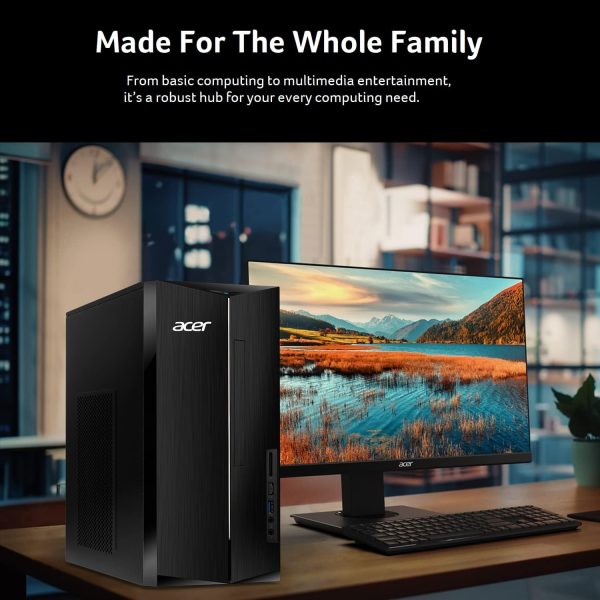 Acer Aspire TC-1785-UA92 Desktop | Intel Core i5-14400 10-Core Processor | 8GB DDR5-5600 Memory | 512GB PCIe 4.0 NVMe SSD | SD Card Reader | Wi-Fi 6E | Windows 11 Home - Image 6