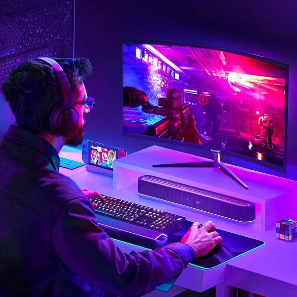 32 inch Curved Monitor 144hz/180hz Gaming Monitor 1500R QHD (2560x1440p) 2k Computer Monitor Screen with FreeSync, DisplayPort, HDMI, Wall Mountable - Image 7