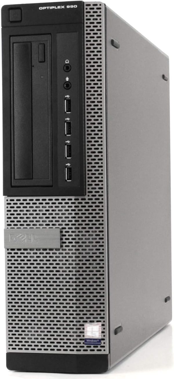 Dell Optiplex 990 Desktop PC Bundle with WiFi Adapter - Intel Quad Core i5 3.2GHz, 16GB RAM, 1TB HDD, DVD-RW, Windows 10 Pro, WiFi Adapter, 17 Inch LCD, Keyboard, Mouse (Renewed) - Image 5