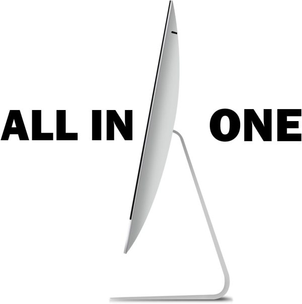 All in One Desktop Computer, 22 inch FHD Display, Intel Core i7 up to 3.9G, 16G Ram, 1T SSD, WiFi, BT 5.0, RGB Keyboard & Mouse & Mouse Pad, Windows 10 Home - Image 2