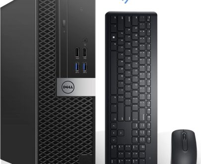 Dell OptiPlex 7040 SFF Desktop Computer PC Intel Quad Core i5-6500 3.20GHz AX200 Built-in WiFi 6 Bluetooth 16GB DDR4 256GB NVMe M.2 SSD 2TB HDD HDMI Wireless Keyboard & Mouse Windows10 Pro (Renewed)