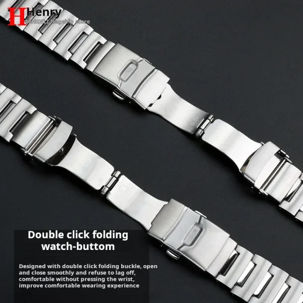SEIKO Watch band Red Toothed Water Ghost Little Monster SRP307 313 SKX779 SKX781 strap Stainless steel chain bracelet - Image 4