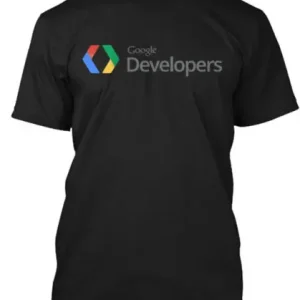 Google Developer programmer Tee T-Shirt Made in the USA
