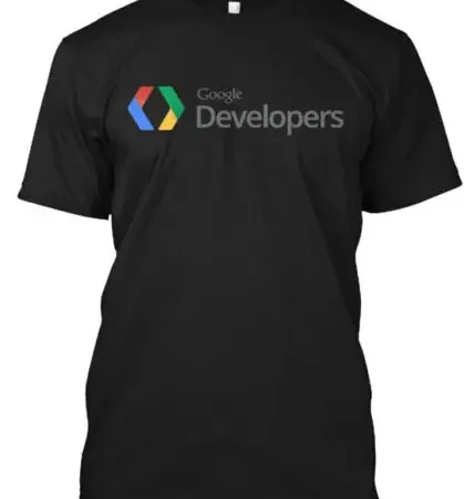 Google Developer programmer Tee T-Shirt Made in the USA