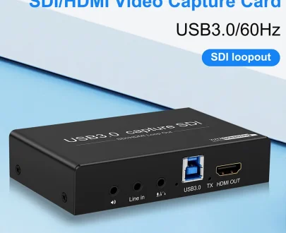 USB 3.0 Video Audio Capture Card 1080P60fps SDI/HD to USB 3.0