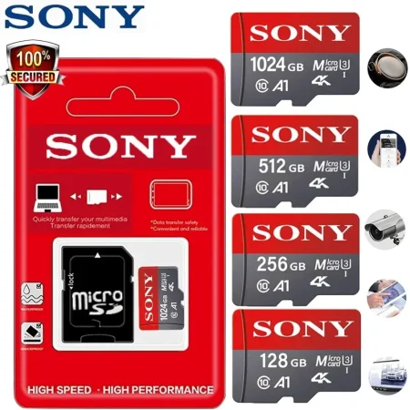 1TB SONY Micro SD TF Card Mini Memory Card Class 128GB 256GB High Speed Cartao De Memoria Flash Memory