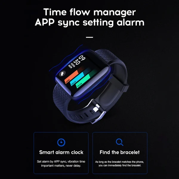 New Smart Watches 116 Plus Heart Rate Watch Men & Women Smart Wristband - Image 5