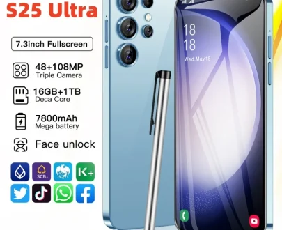 S25 Ultra Smart phone 7.3 inch Full Screen 4G/5G Cell Phone 22TB+2TB 7800mAh Mobile