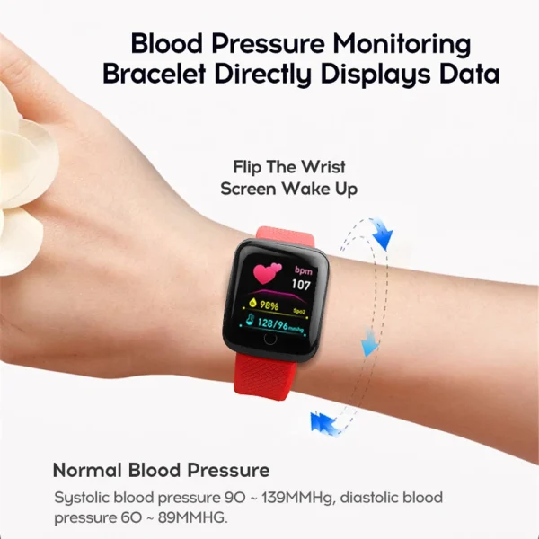 New Smart Watches 116 Plus Heart Rate Watch Men & Women Smart Wristband - Image 3