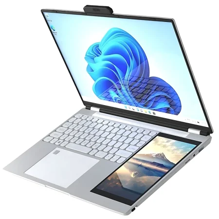 Double Screen Touch 15.6" +7" IPS Brand New Business Laptop 16GB RAM 128/256/512GB 1TB SSD Notebook Computer Laptop Dual Screen