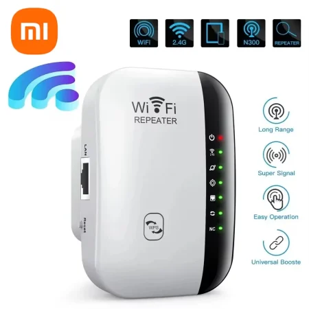 Xiaomi 300Mbps Wireless WIFI Repeater 2.4G Router Wifi Range  Card Adapter For PC Home/Office