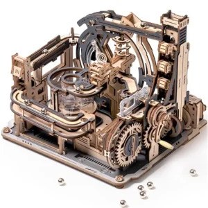 Robotime Rokr Electric Model Kits Marble Spaceport 3D Puzzles
