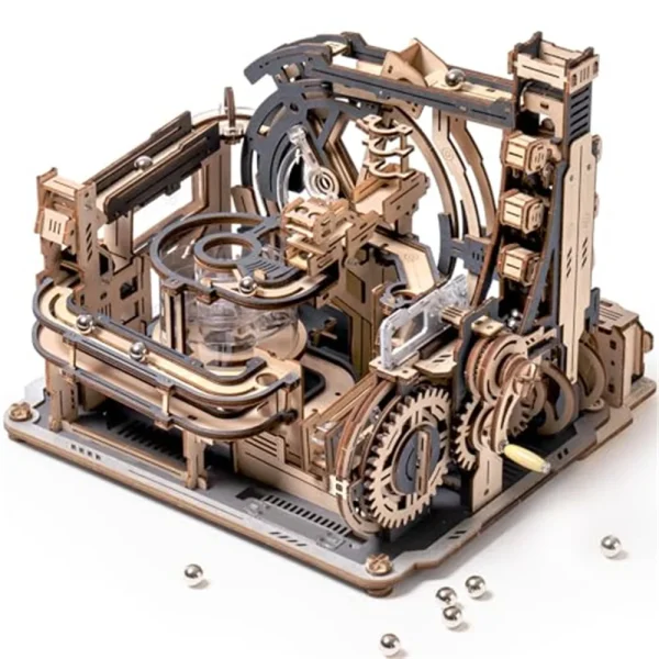 Robotime Rokr Electric Model Kits Marble Spaceport 3D Puzzles