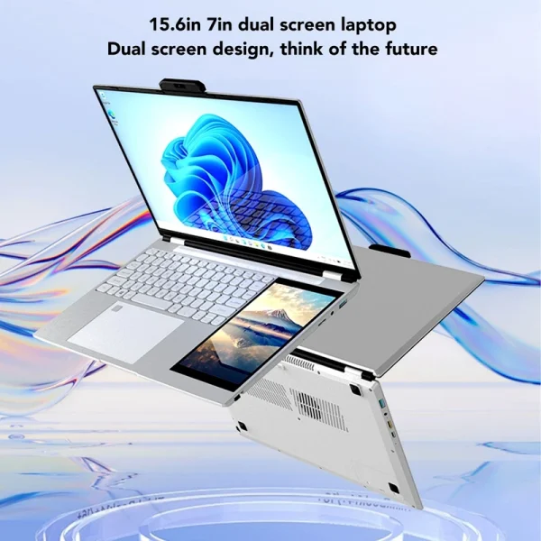 Double Screen Touch 15.6" +7" IPS Brand New Business Laptop 16GB RAM 128/256/512GB 1TB SSD Notebook Computer Laptop Dual Screen - Image 6