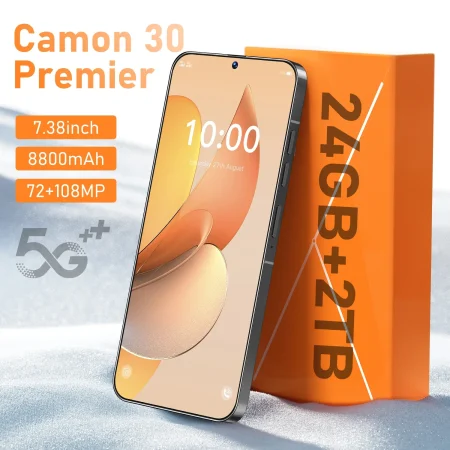 Camon 30 Premier Mobile Phones 7.38HD Smartphone 5G Dual SIM Android 14