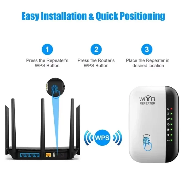 Xiaomi 300Mbps Wireless WIFI Repeater 2.4G Router Wifi Range  Card Adapter For PC Home/Office - Image 3