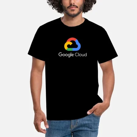 Men Clothing Google Cloud T Shirt Staff Gift Man