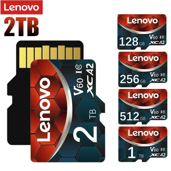 2TB Lenovo Memory Card 128GB Class 10 V60 TF Card 1TB Mini SD Card 512GB 256GB Micro SD 128GB High Speed TF