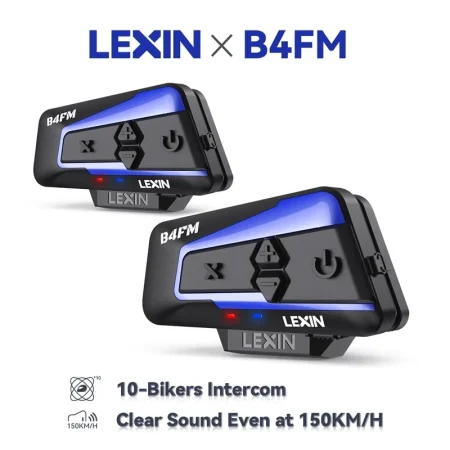 Lexin B4FM-X Bluetooth Motorcycle Intercom