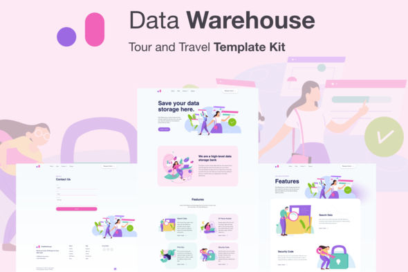 Stroranger - Data Warehouse Elementor Template Kit