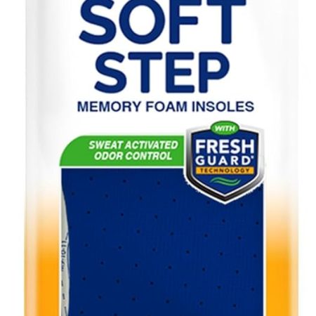 Arm & Hammer Soft Step Memory Foam Insoles (M 8-14/W 6-10)