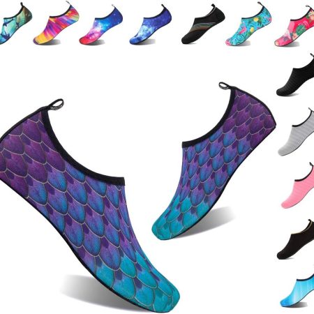 YALOX Water Shoes Women's Men's Outdoor Beach Swimming Aqua Socks Quick-Dry Barefoot Shoes Surfing Yoga Pool Exercise