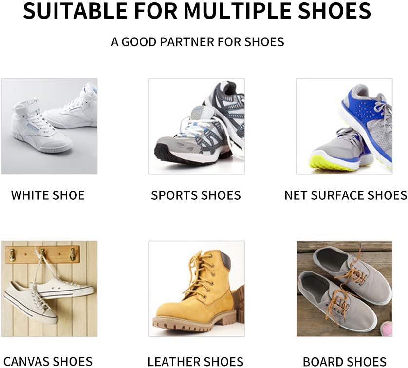 Andiker Professional Cleaning Shoe Brush, Multifunctional Long Handle Shoe Brush Cleaner, Hangable Soft Bristle Shoes Cleaning Scrubber (White) - Image 5