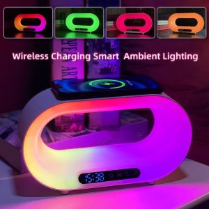 Multi-function 3 In 1 LED Night Light APP Control RGB Atmosphere Desk Lamp