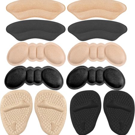 6 Pairs Heel Grips for Women's Shoes, Heel Pads for Shoes, Shoe Cushions for Women High Heel Comfort Pads - Metatarsal Pads Womens, High Heel Inserts & Shoe Inserts for Women