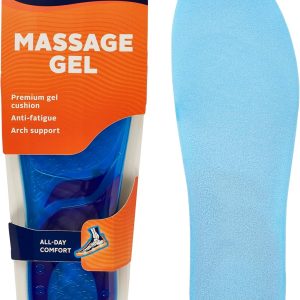 Airplus Super Gel Cushion Insole for Men’s Shoe Sizes, All-Day Comfort, Shock Absorption, Gel Zones, Full-Length Footbed, Trim-to-Fit for Casual, Athletic, Dress Shoes, and Work Boots