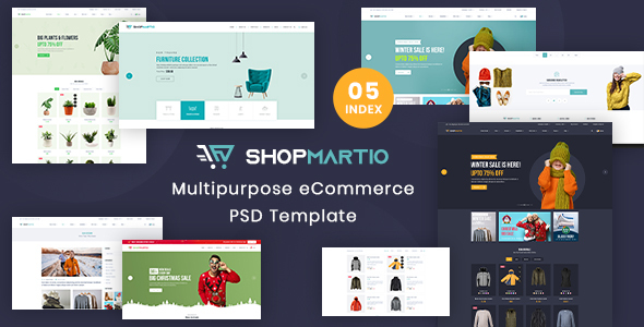 ShopMartio – Multipurpose eCommerce PSD Template