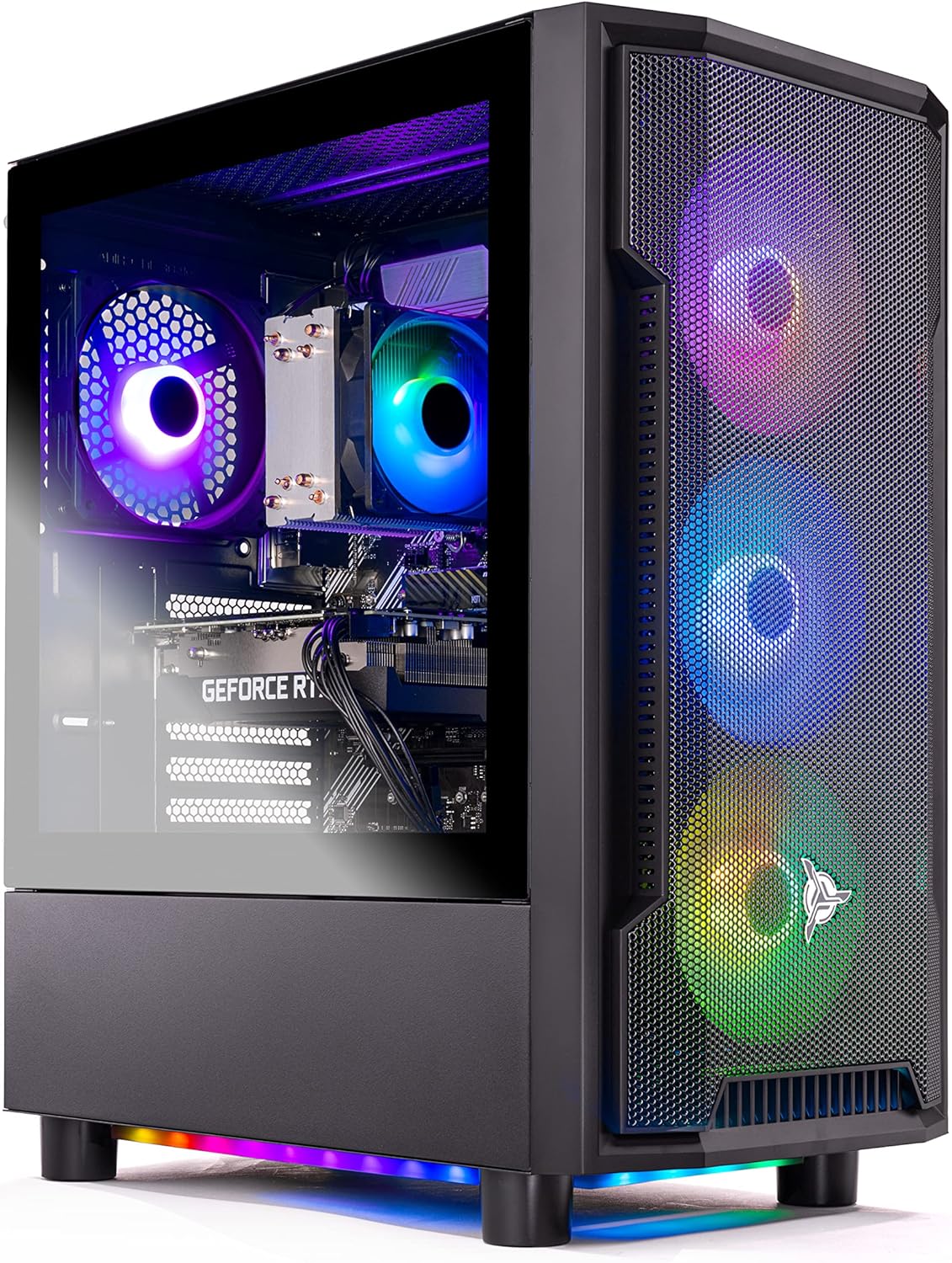 Skytech Gaming Shadow Desktop PC, Ryzen 5 7600X 4.7 GHz (5.3GHz), NVIDIA RTX 4060 8GB, 1TB NVMe SSD, 16GB DDR5 RAM 6000, 650W Gold PSU, Wi-Fi, Win 11