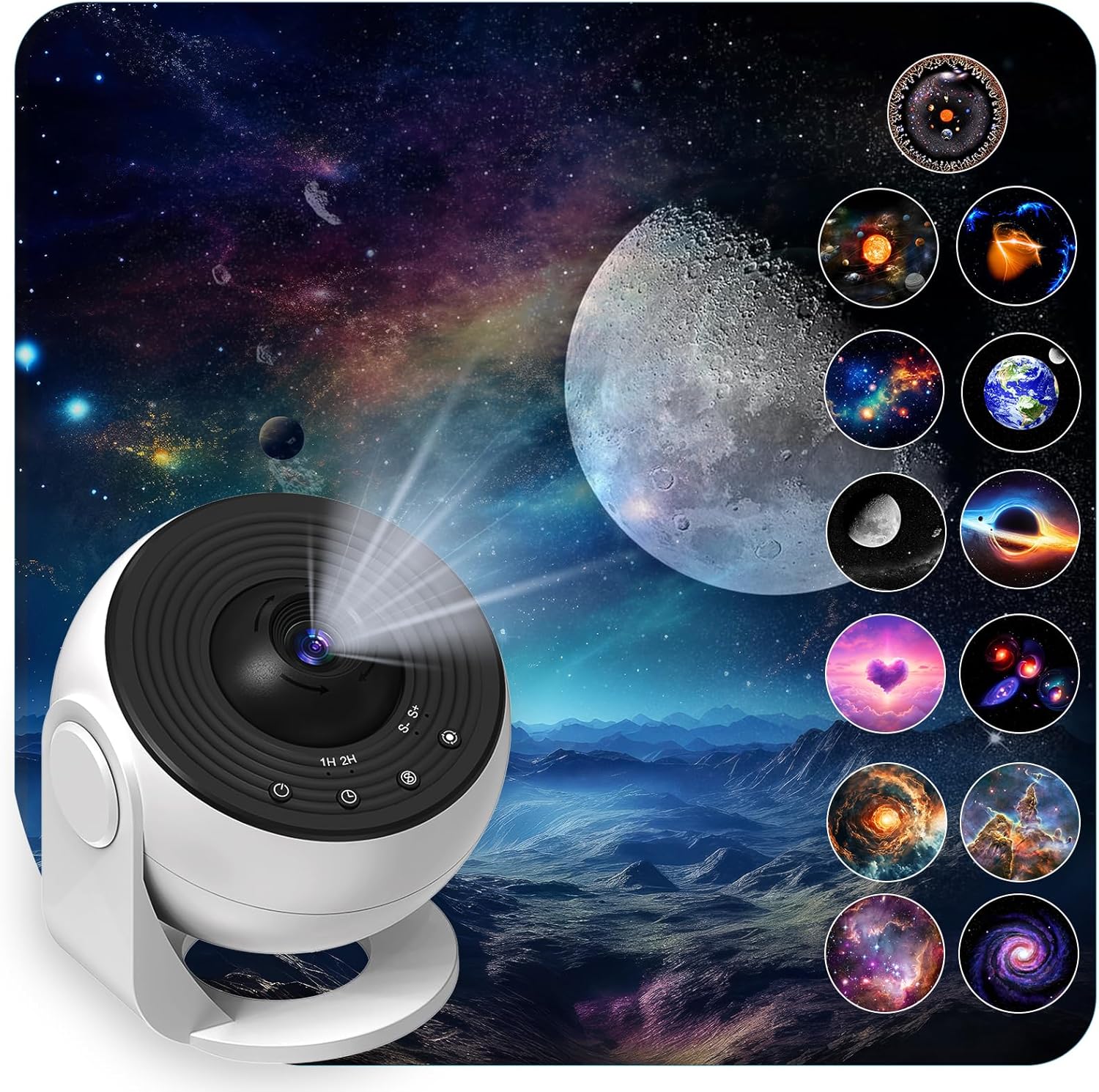 starlight aurora projector night light