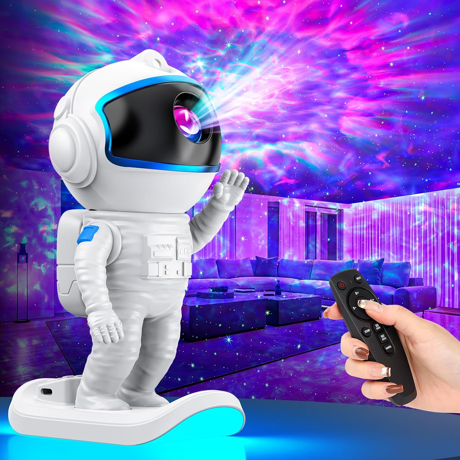 starlight aurora projector night light