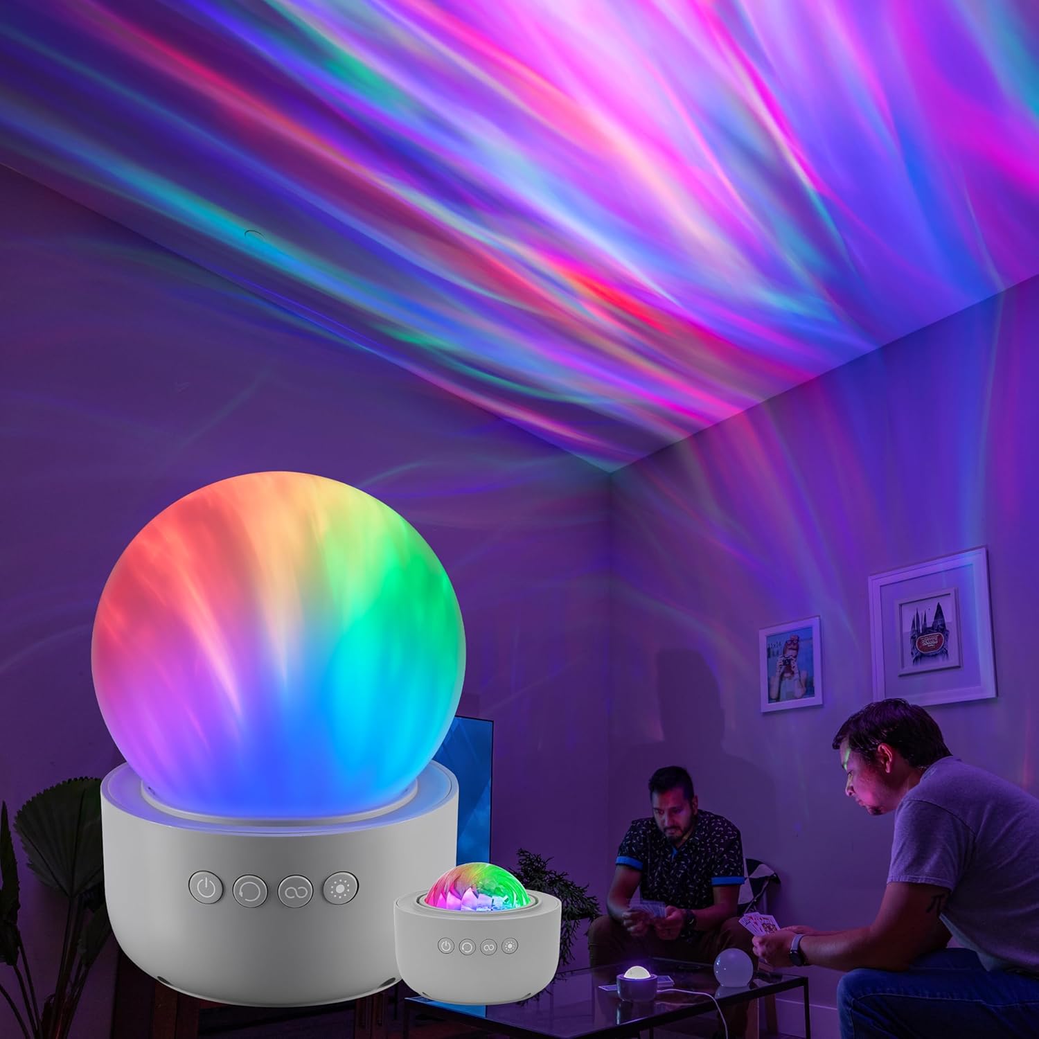 starlight aurora projector night light