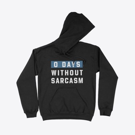 0 Days Without Sarcasm Unisex Heavy Blend Hoodie