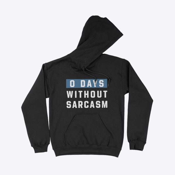 0 Days Without Sarcasm Unisex Heavy Blend Hoodie