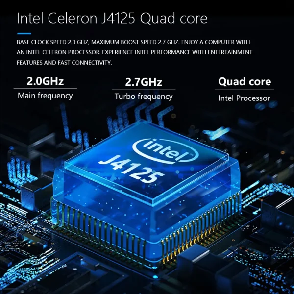 Cheap Notebook 15.6 inch HD Intel Celeron J4125 12G DDR4 - Image 6